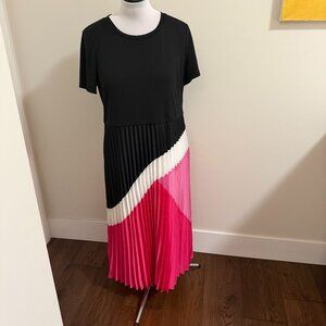 Karl Lagerfeld pleated maxi dress